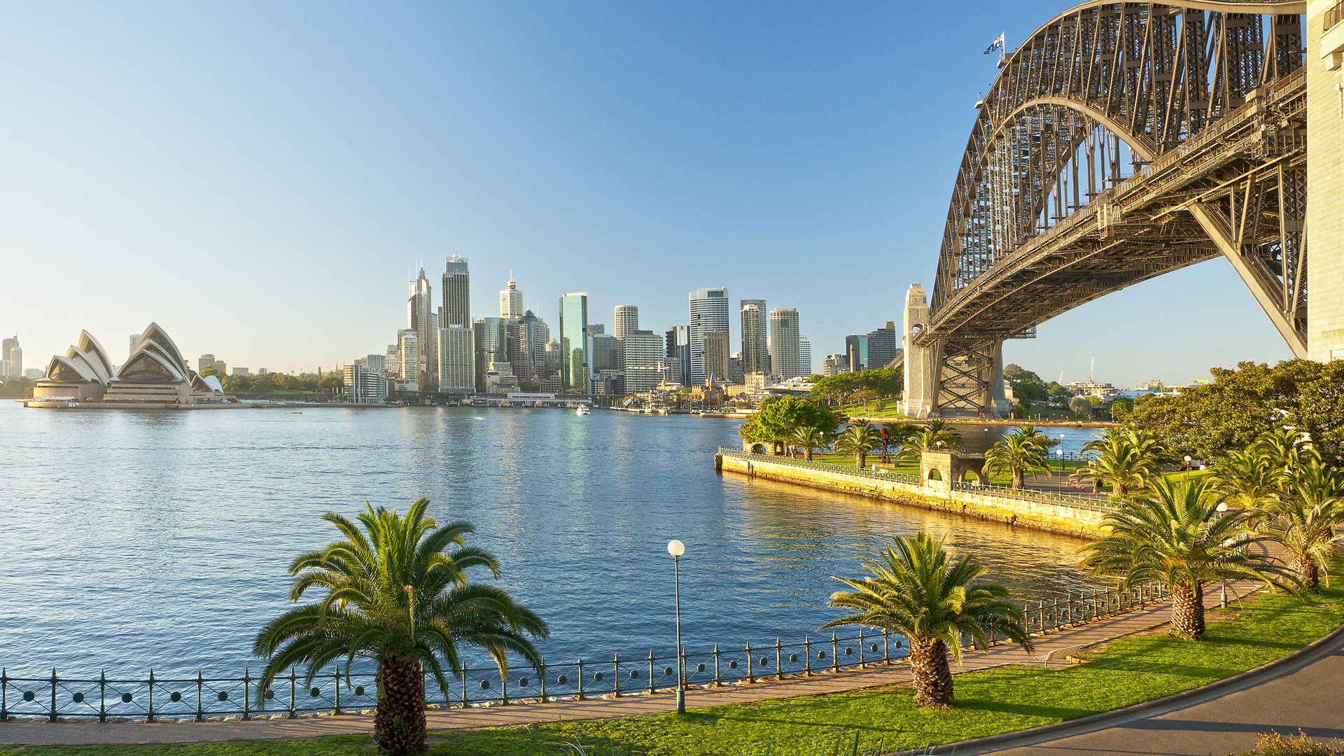 Sydney Harbour Bridge Landscape Wallpaper Travel HD