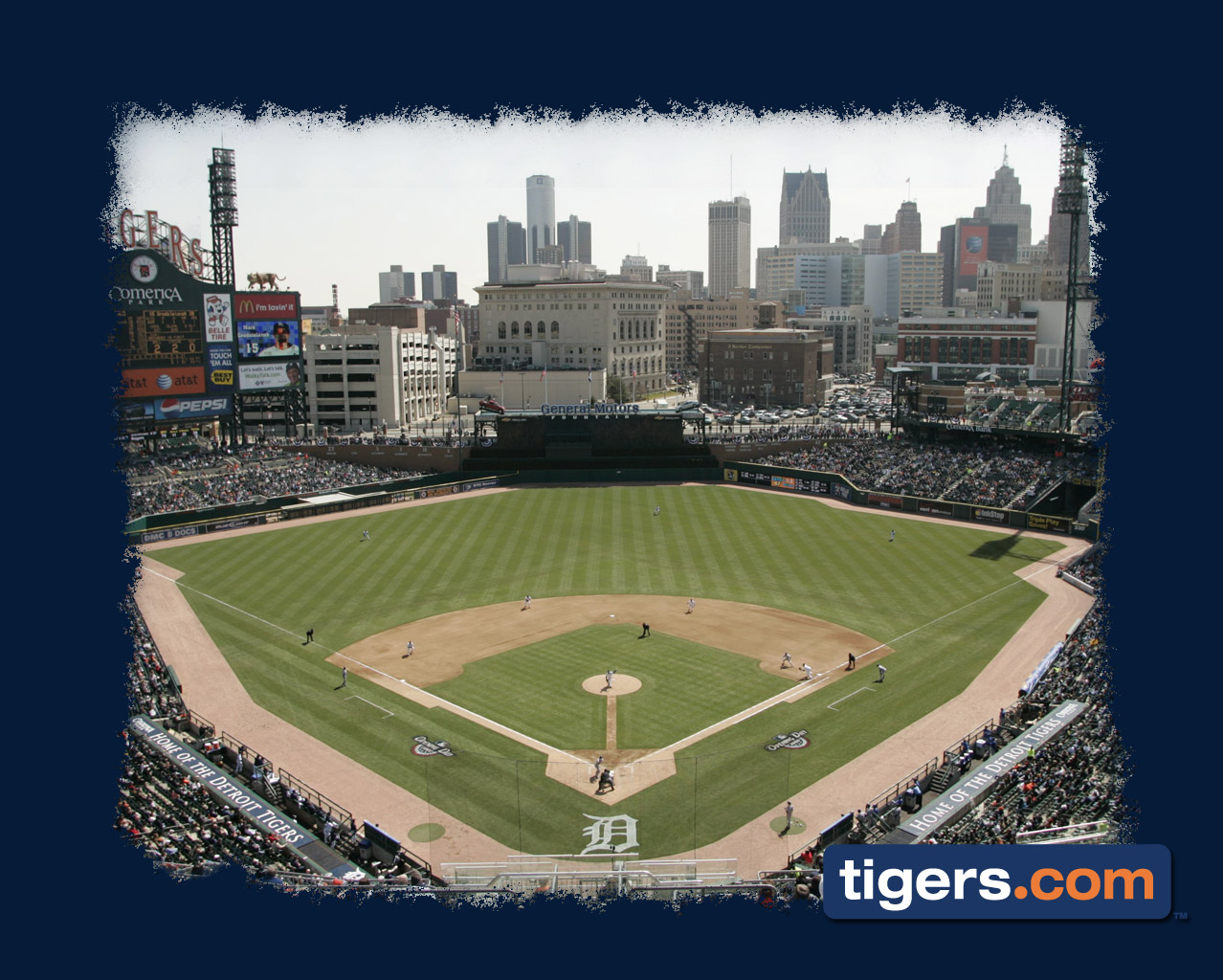 Detroit Tigers Wallpaper Ballpark
