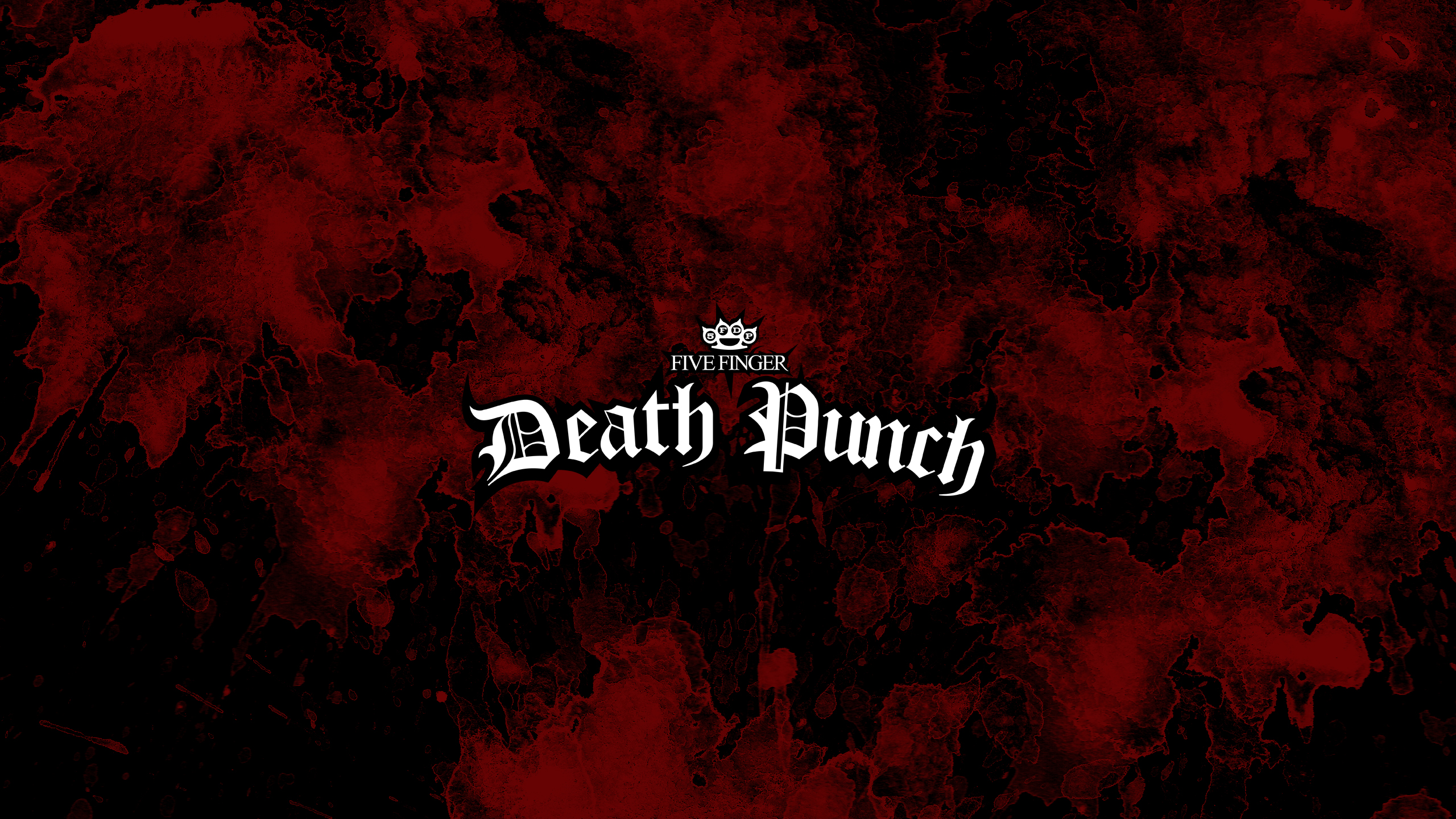 Camiseta Hombre Five Finger Death Punch Brass Knuckles - Diseño Chevron, 100% Algodón, Negro, Talla XXL