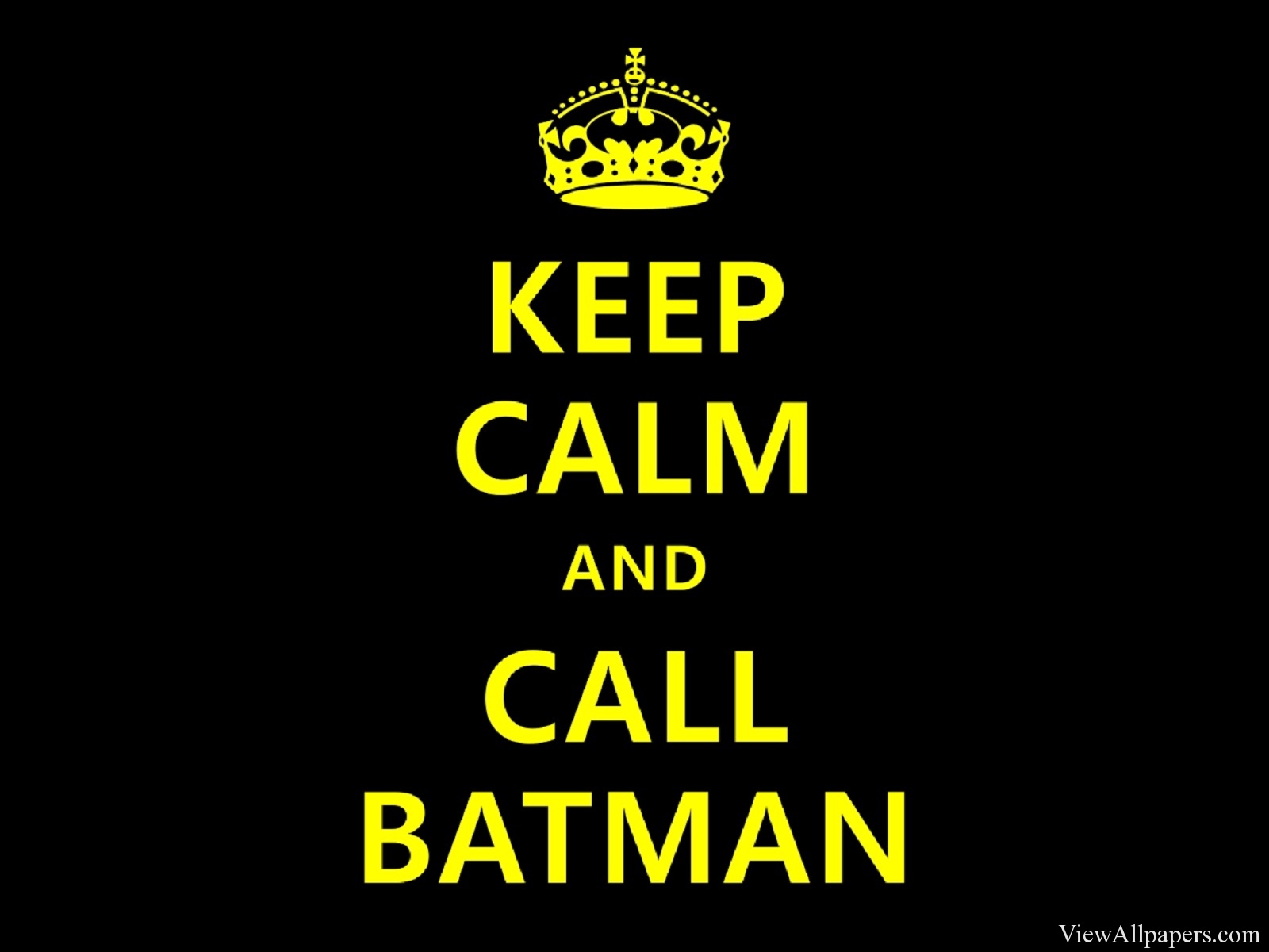 Keep Calm And Call Batman Black Background HD Wallpaper