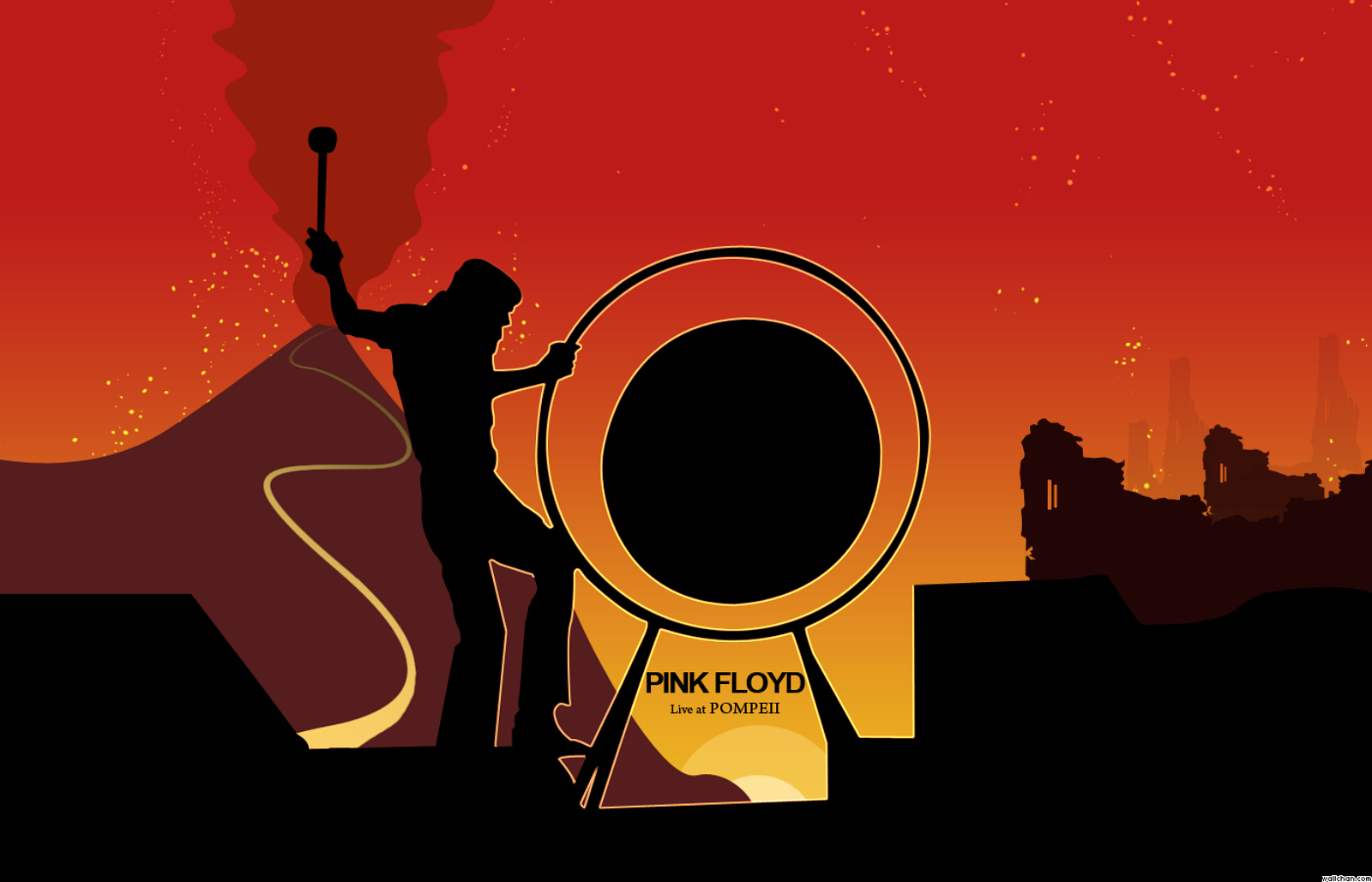 Pink Floyd Live At Pompei Wallpaper Kreativ Sound
