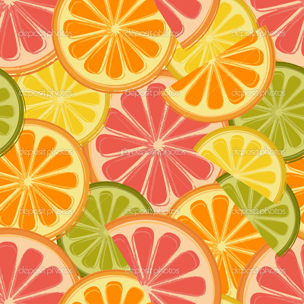 Lemon Pattern Wallpaper Seamless With Lemons