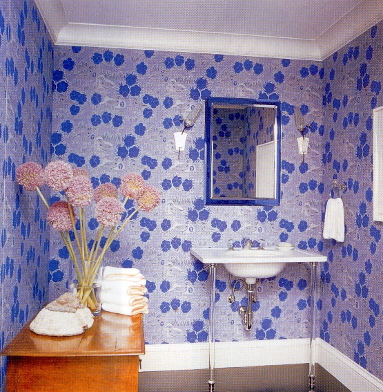  49 Blue Wallpaper for Bathroom on WallpaperSafari