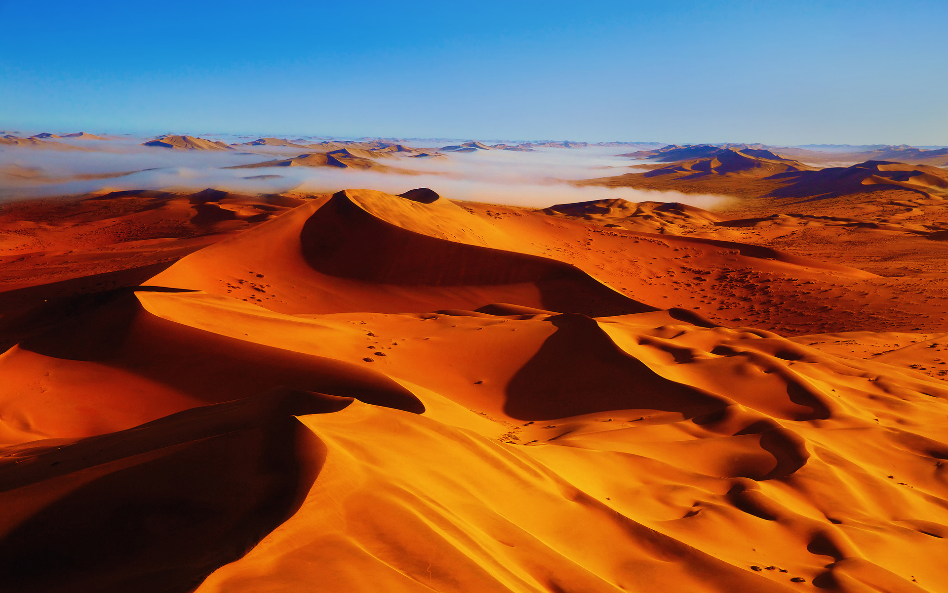 Desert Wallpaper 4K, Evening, Sand Dunes, Alone