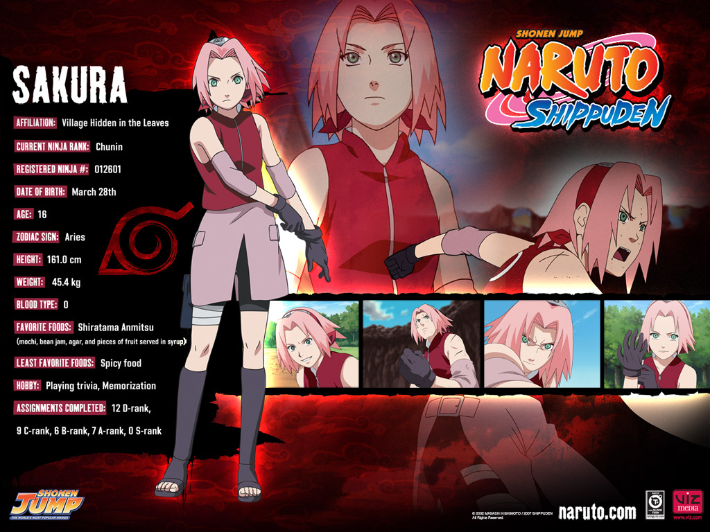 Haruno Sakura Naruto Shippuden Anime Wallpaper