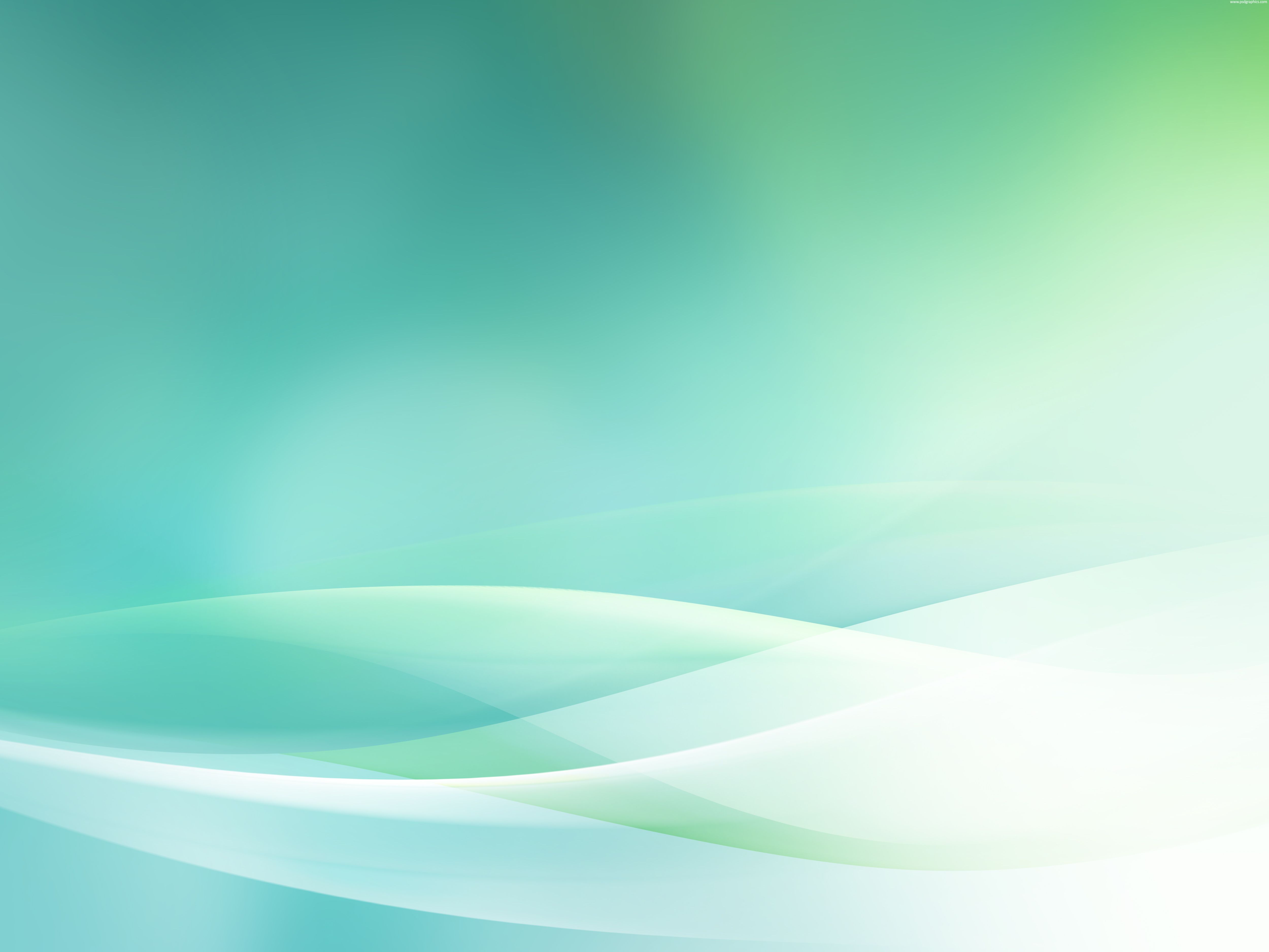 Green Background Image Spring Soft Blue