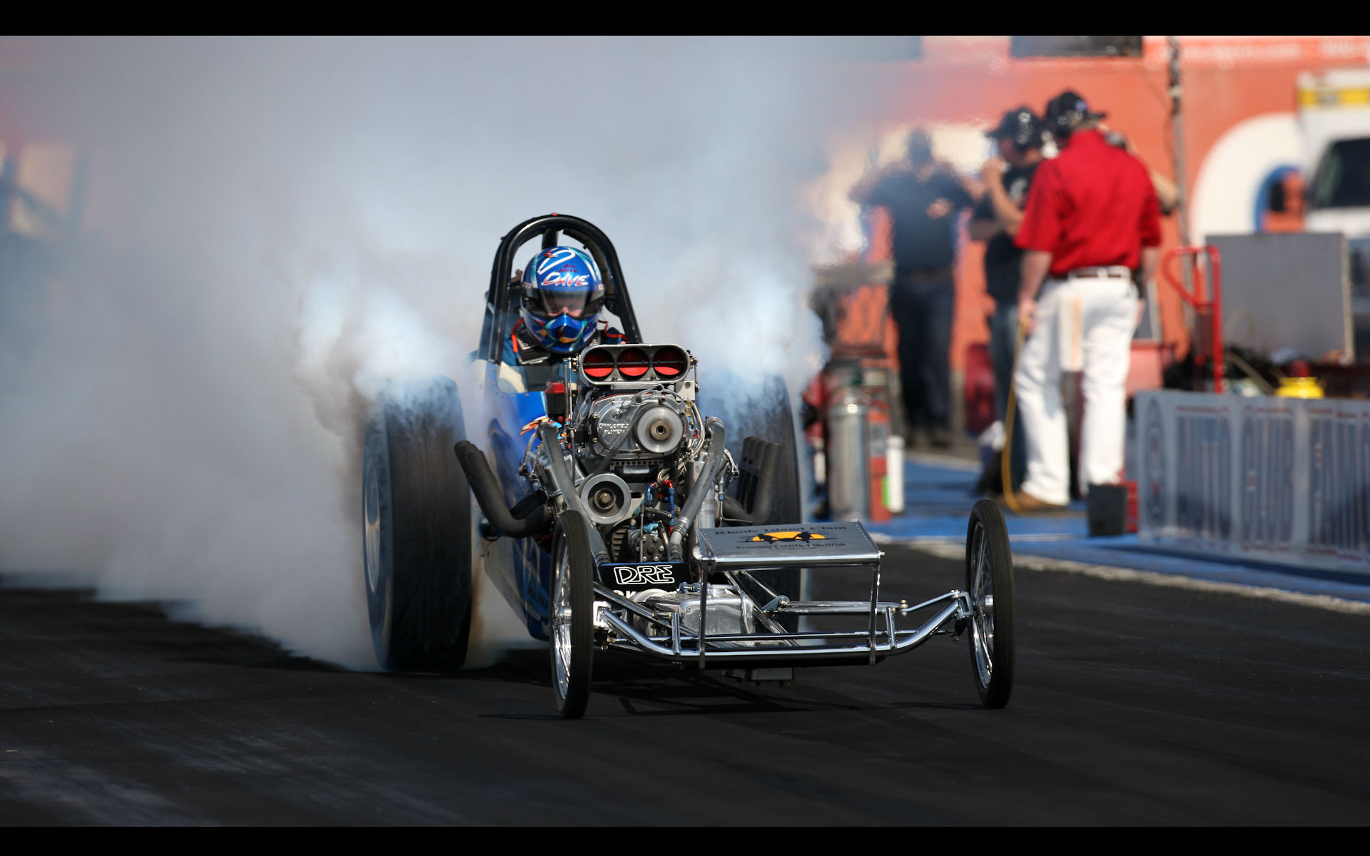 Nhra Drag Racing Hot Rod Engine Burn Smoke Wallpaper