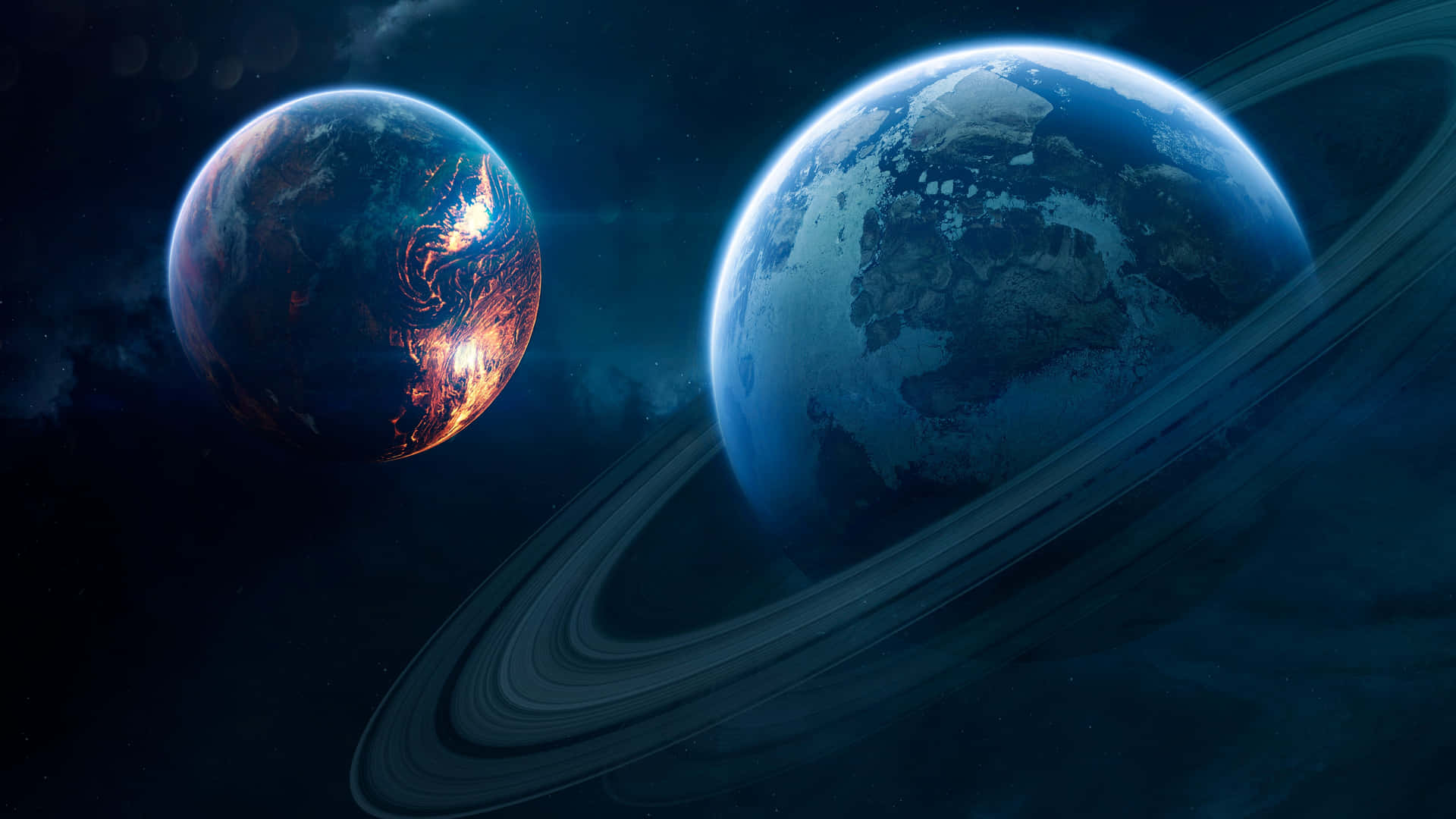 Outer Space Red 4k Wallpaper