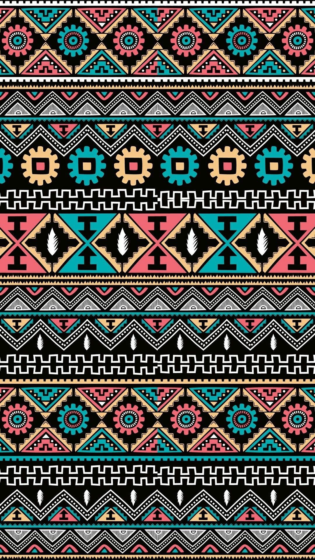 Tribal Pattern Wallpaper On