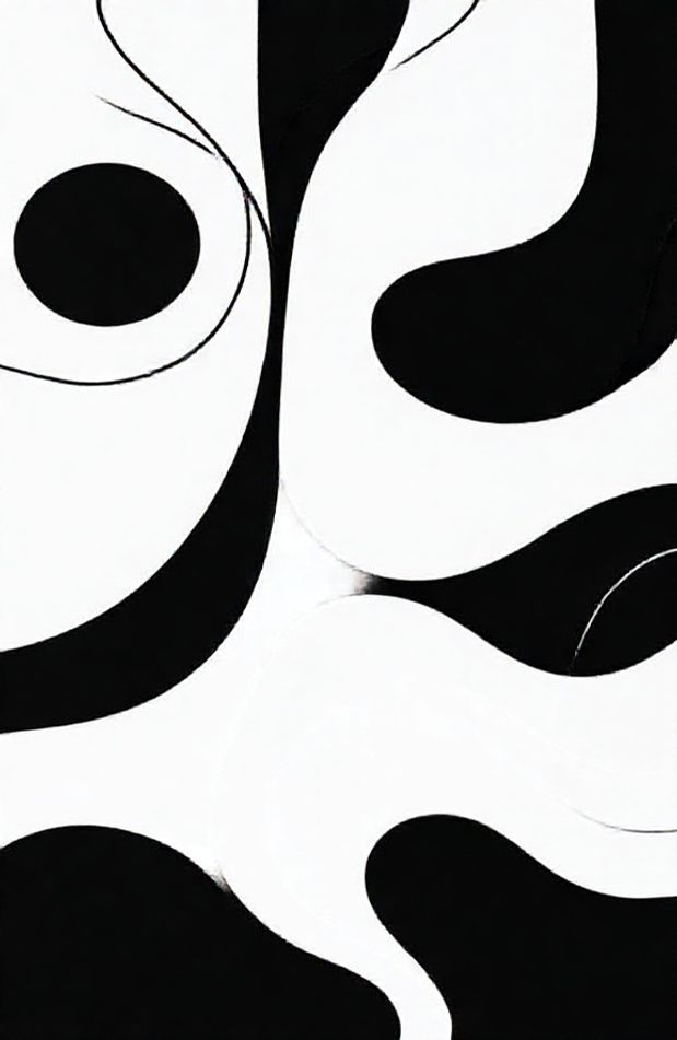 Black And White Abstract Wallpaper