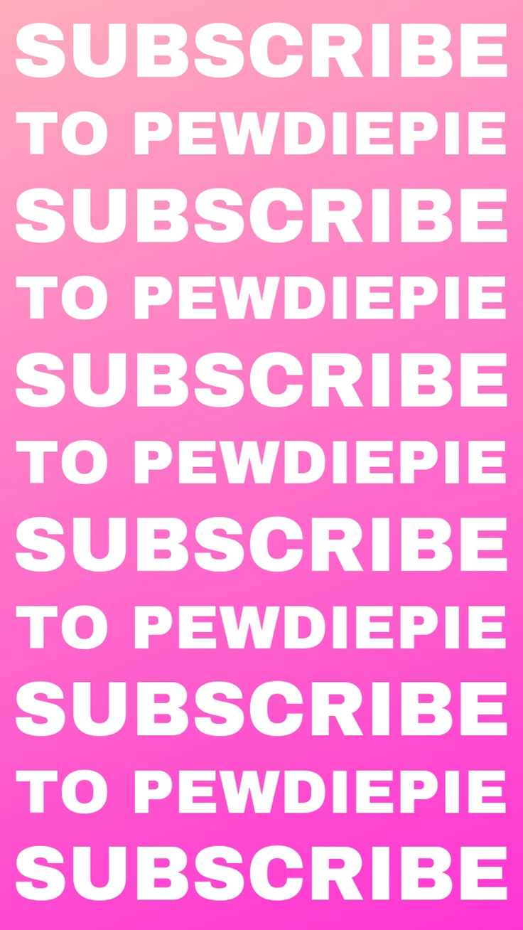 Subscribe To Pewdiepie iPhone Wallpaper Doing My Part Preppy