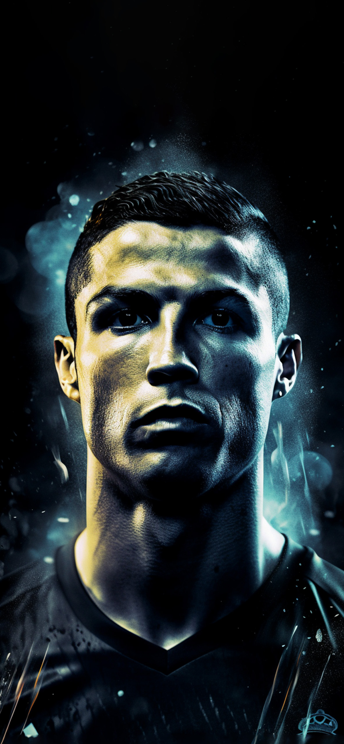 Cristiano Ronaldo Dark Wallpaper Soccer For iPhone