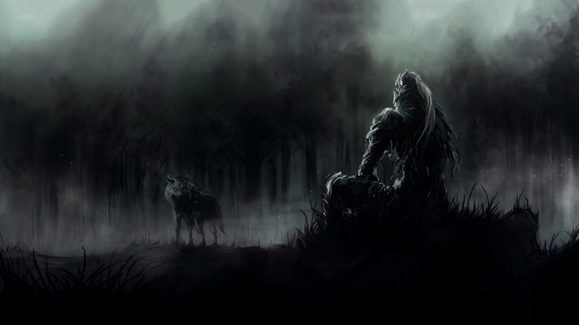Dark Desktop Wallpaper