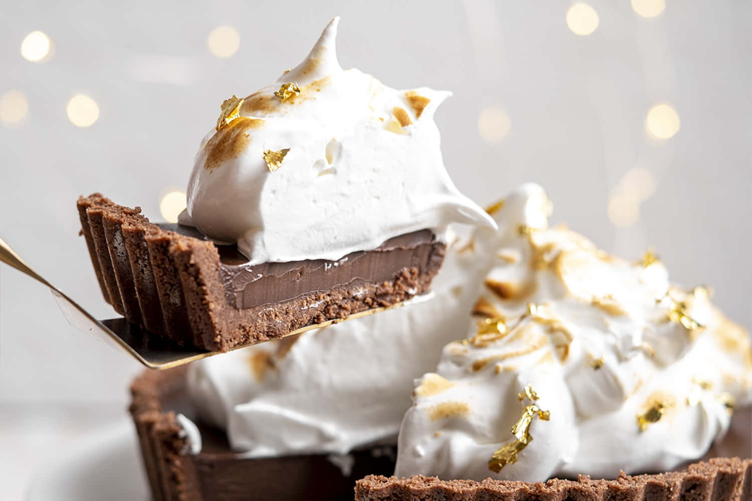 Decadent Delicious Meringue Dessert Wallpaper