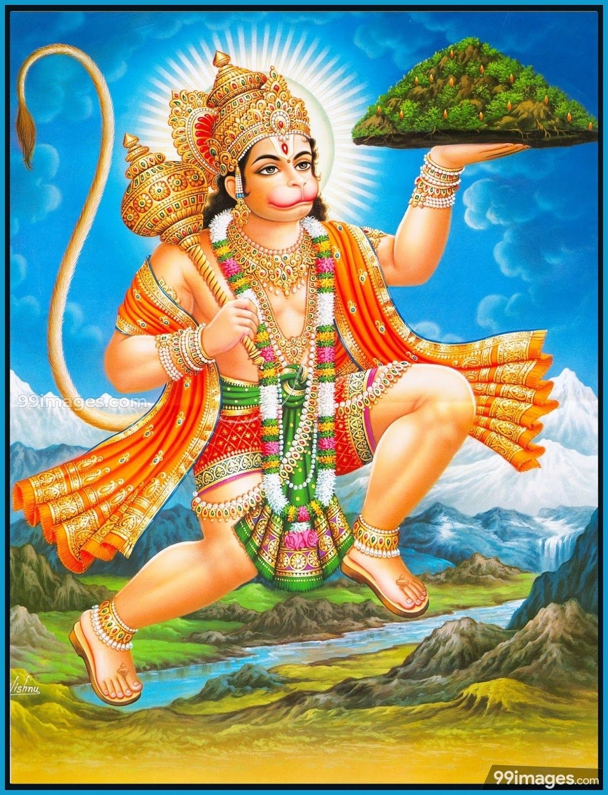 Lord Hanuman Ji Full HD Image Pics Wallpaper