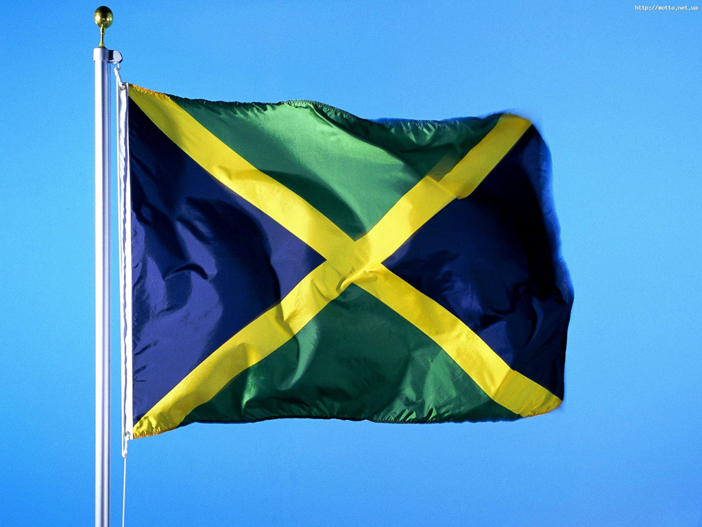 Jamaica Flag Wallpaper