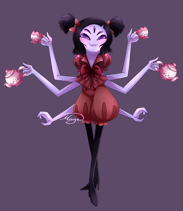 Muffet From Undertale By Lethalauroramage D9bdt5m The Game