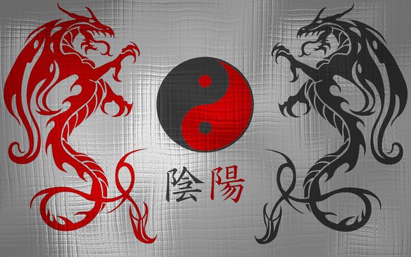 Yin Yang Dragon Wallpaper Dragon Yin Yang by
