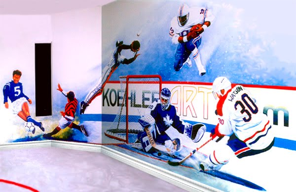 Hockey Wall Mural