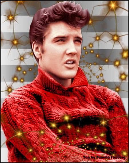 Elvis At Christmas Presley Fan Art