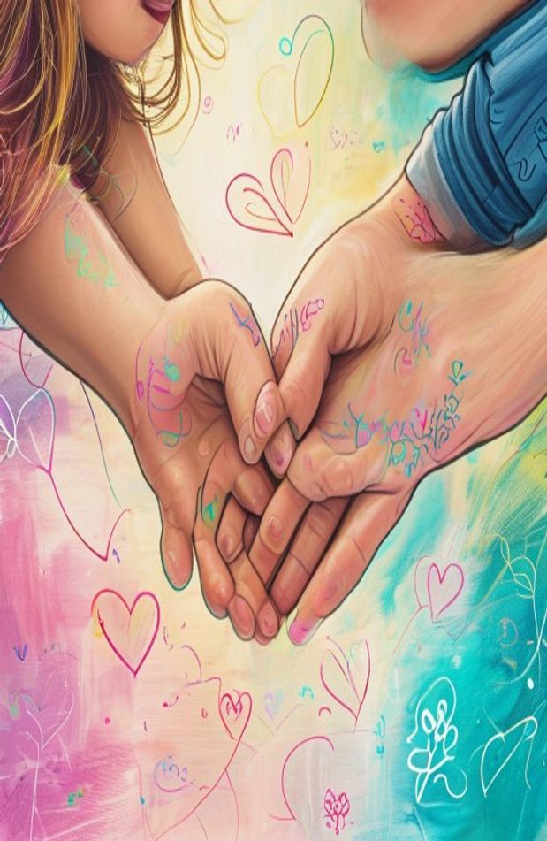 Girl And Boy Hands Love Wallpaper