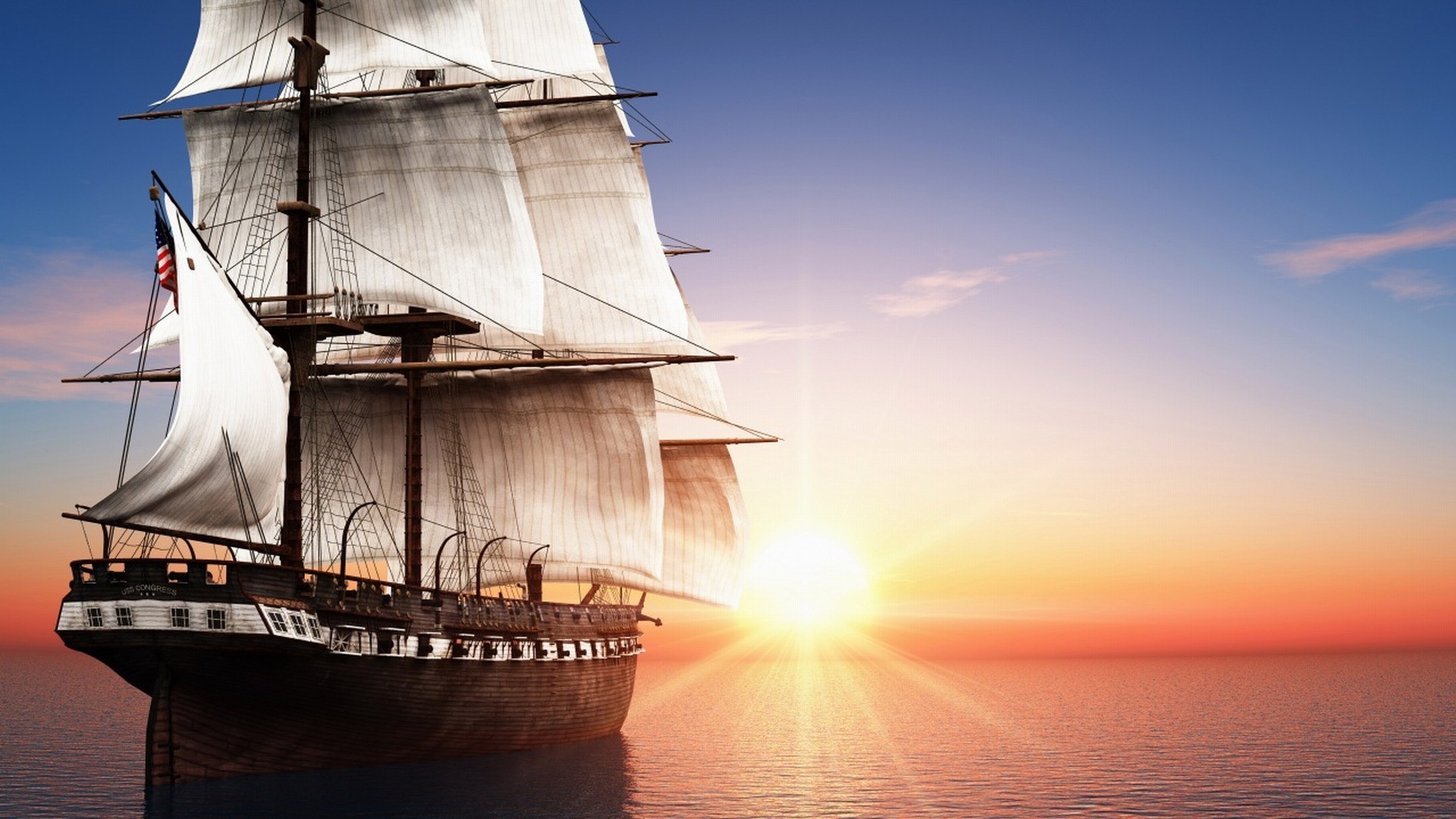 Sailing Ship Wallpaper