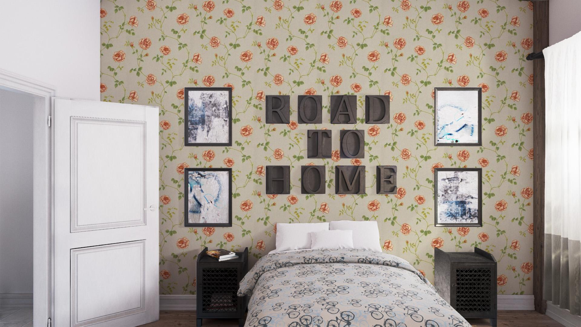 Sanderson Dapgro103 Rosalie Wallpaper A Painters Garden