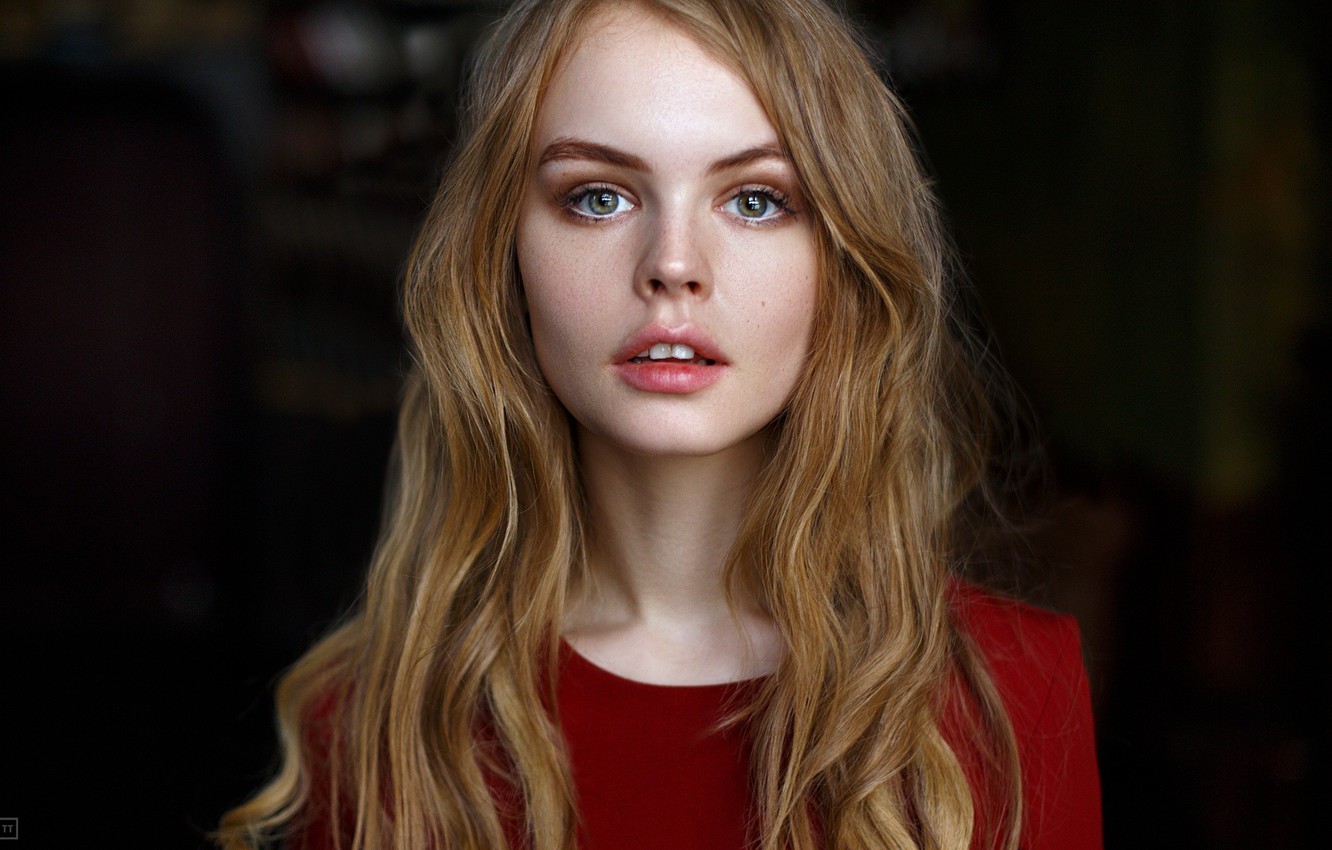 Wallpaper Girl Face Model Hair Lips Beautiful Rus Anastasia