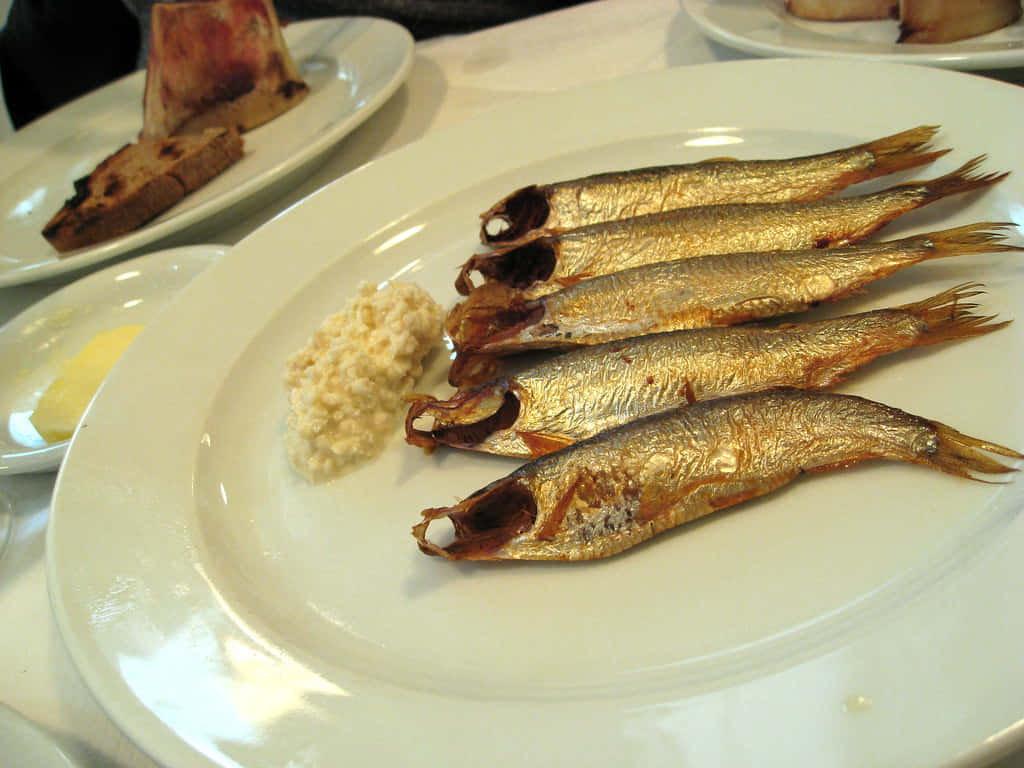 Grilled Smelt Fish Plate Ruo3jh8ijf56kiv4 Wallpaper