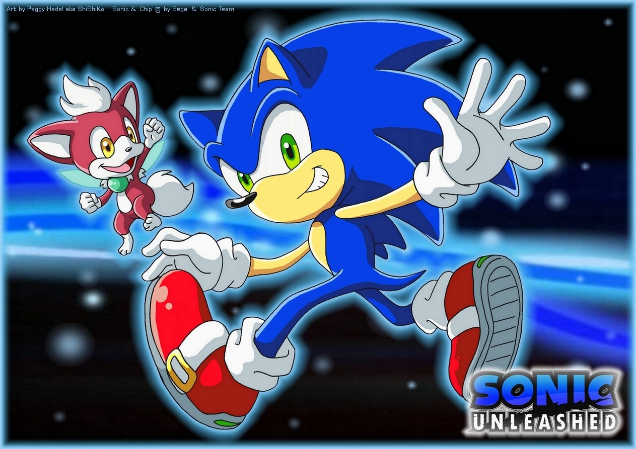 Sonic Unleashed Image And Chip HD Wallpaper