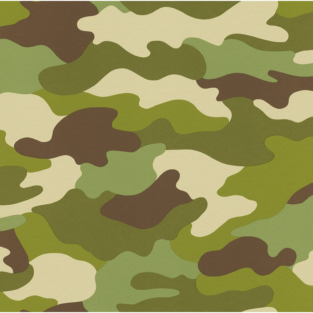 Rasch Camouflage Green 222821 at wilkocom