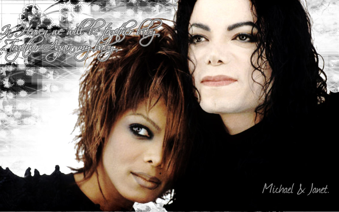 Michael and Janet Jackson Wallpaper sdfsf  Michael jackson drawings  Jackson Micheal jackson