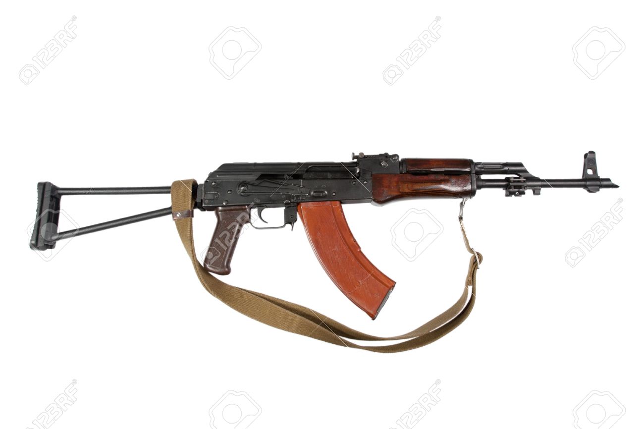 Free Download Kalashnikov Akm Isolated On A White Background Stock 