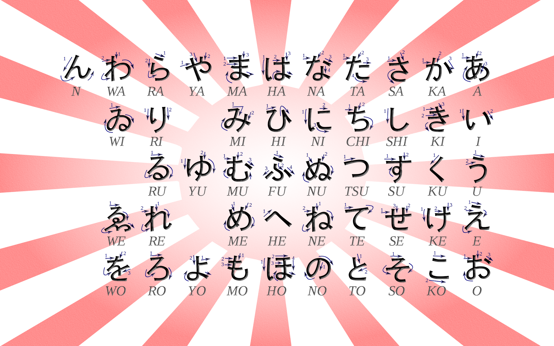 Japan Hiragana Wallpaper Wallbase Cc Learn