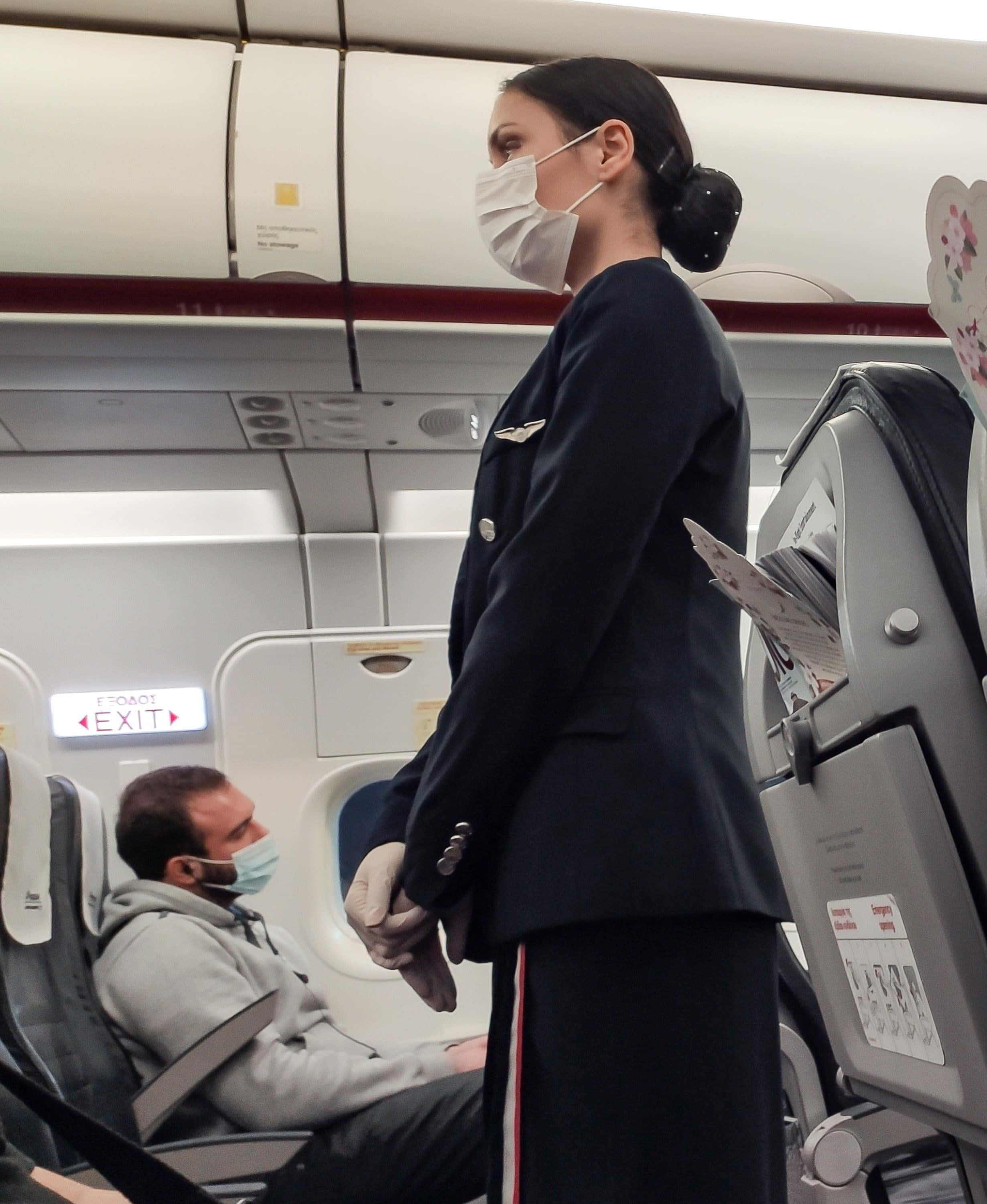 Cool Flight Attendant Picture Wallpaper