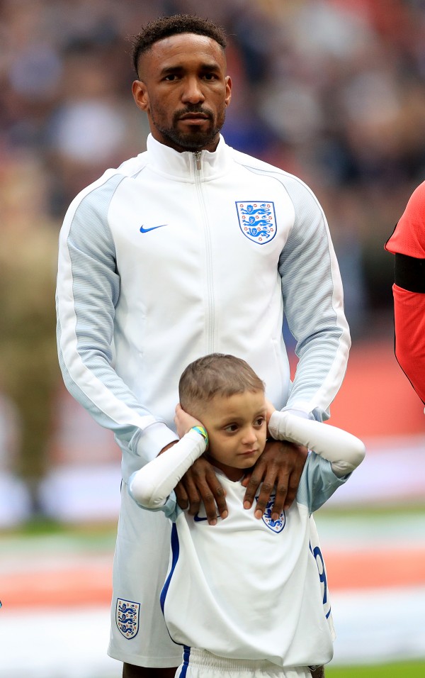 Bradley Lowery leading out England at Wembley is everything thats
