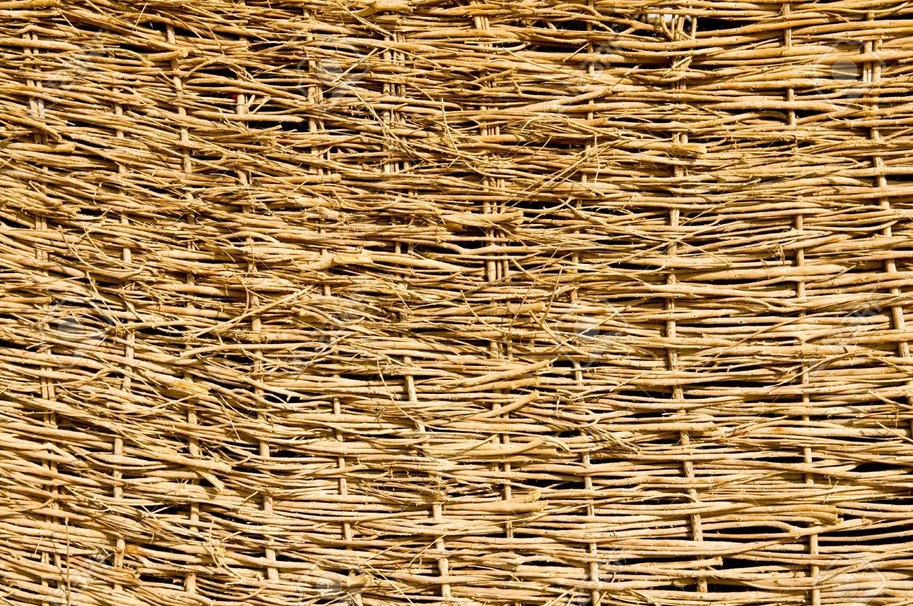 Tropical Hut Wall Texture Or Background Stock Photo Picture And