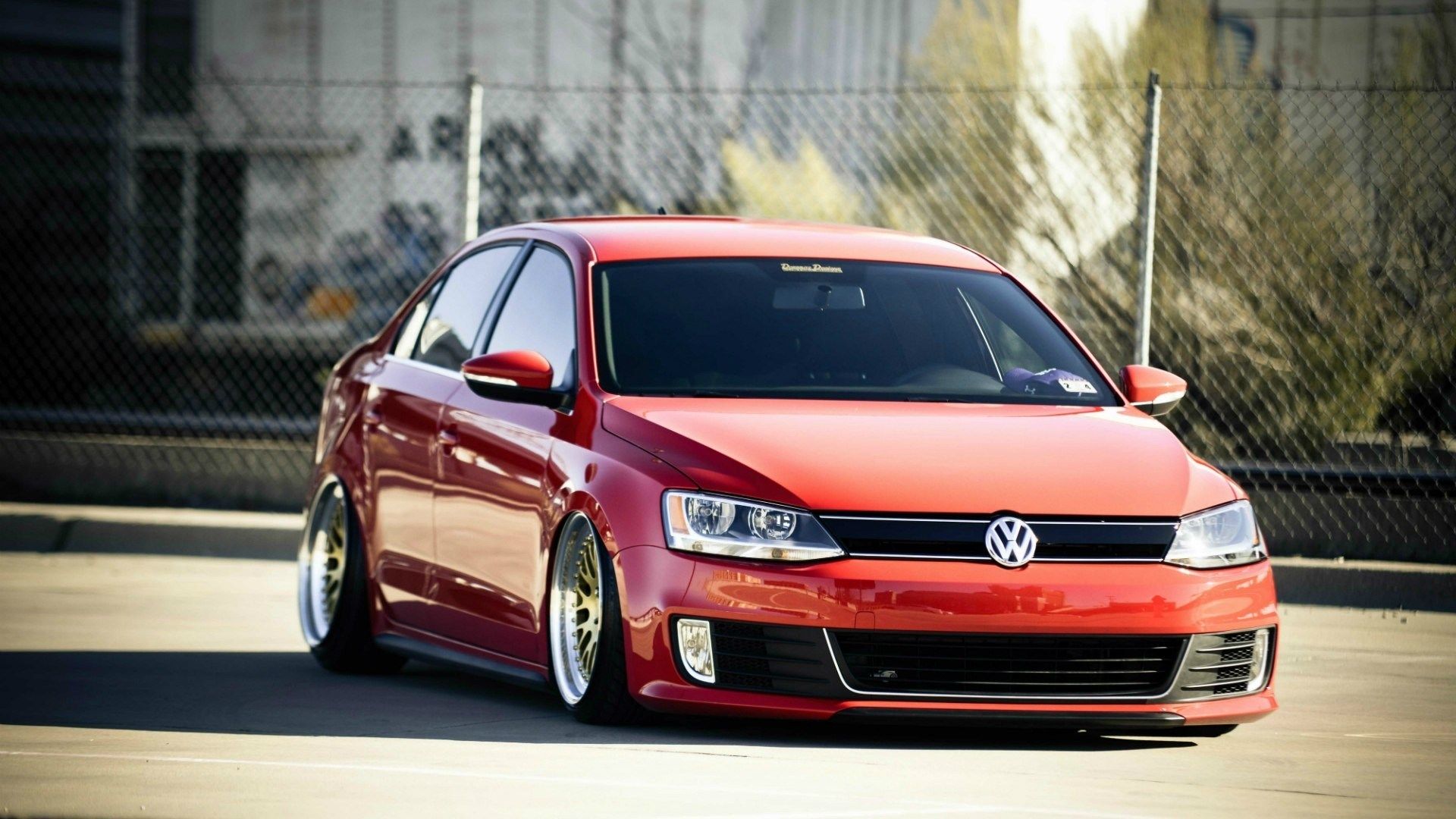 Volkswagen Jetta Gli Tuning Custom Rims Low Car HD Wallpaper