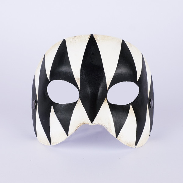 Black And White Harlequin Mask Des Photos De Fond D