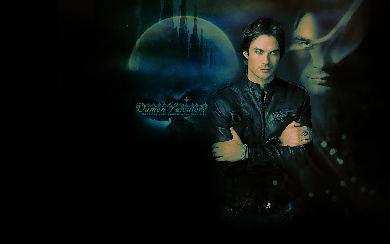 Damon Salvatore   The Vampire Diaries Wallpaper 8415141 1280x800