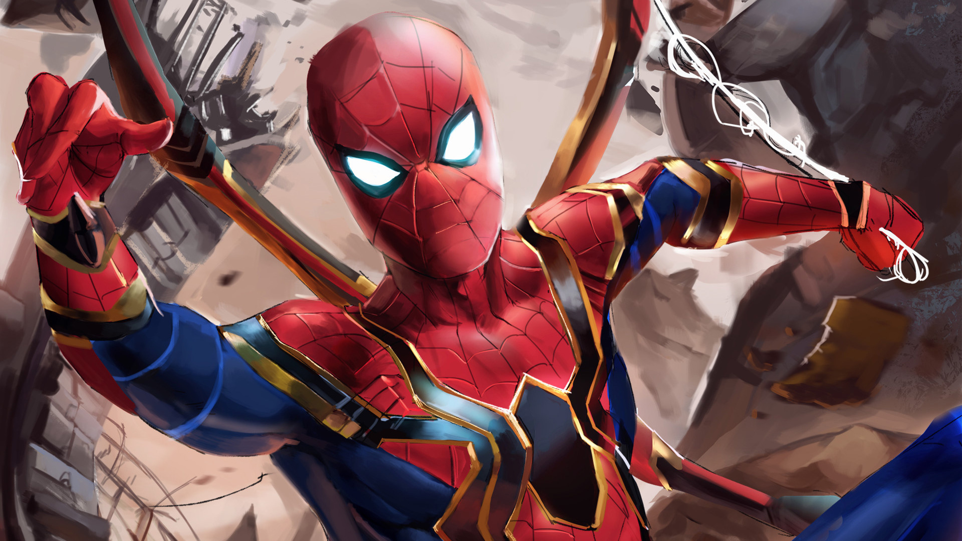 Iron Spider Suit In Avengers Infinity War Wallpaper HD Movies