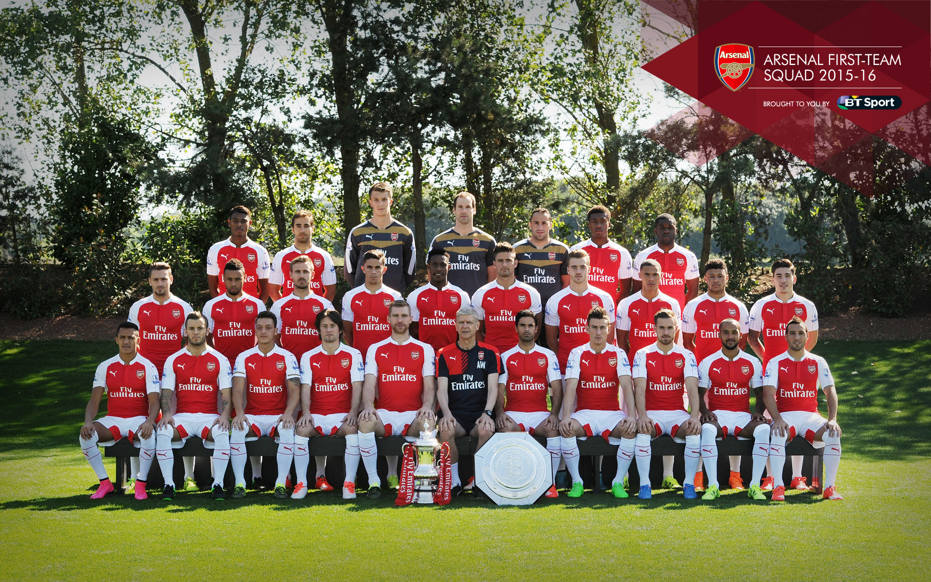Arsenal Squad Click To