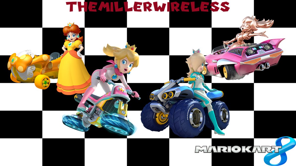 Mario Kart Peach Rosalina Daisy And Pg By Daisyamyftw On