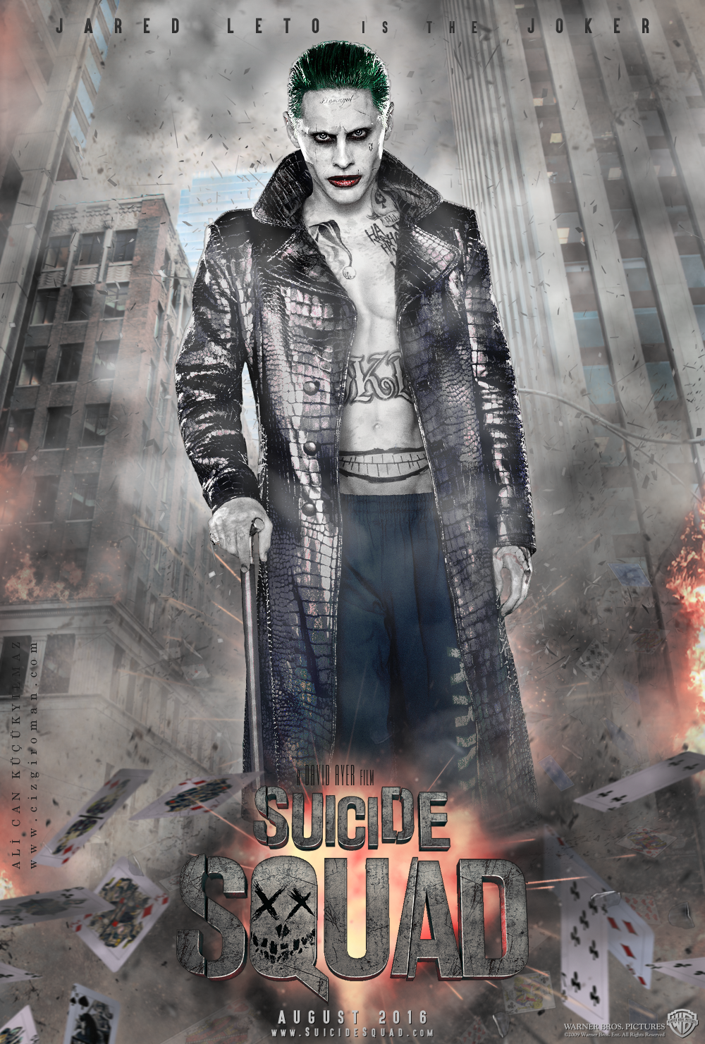 Suicide Squad Joker Character Poster By Alicankyz