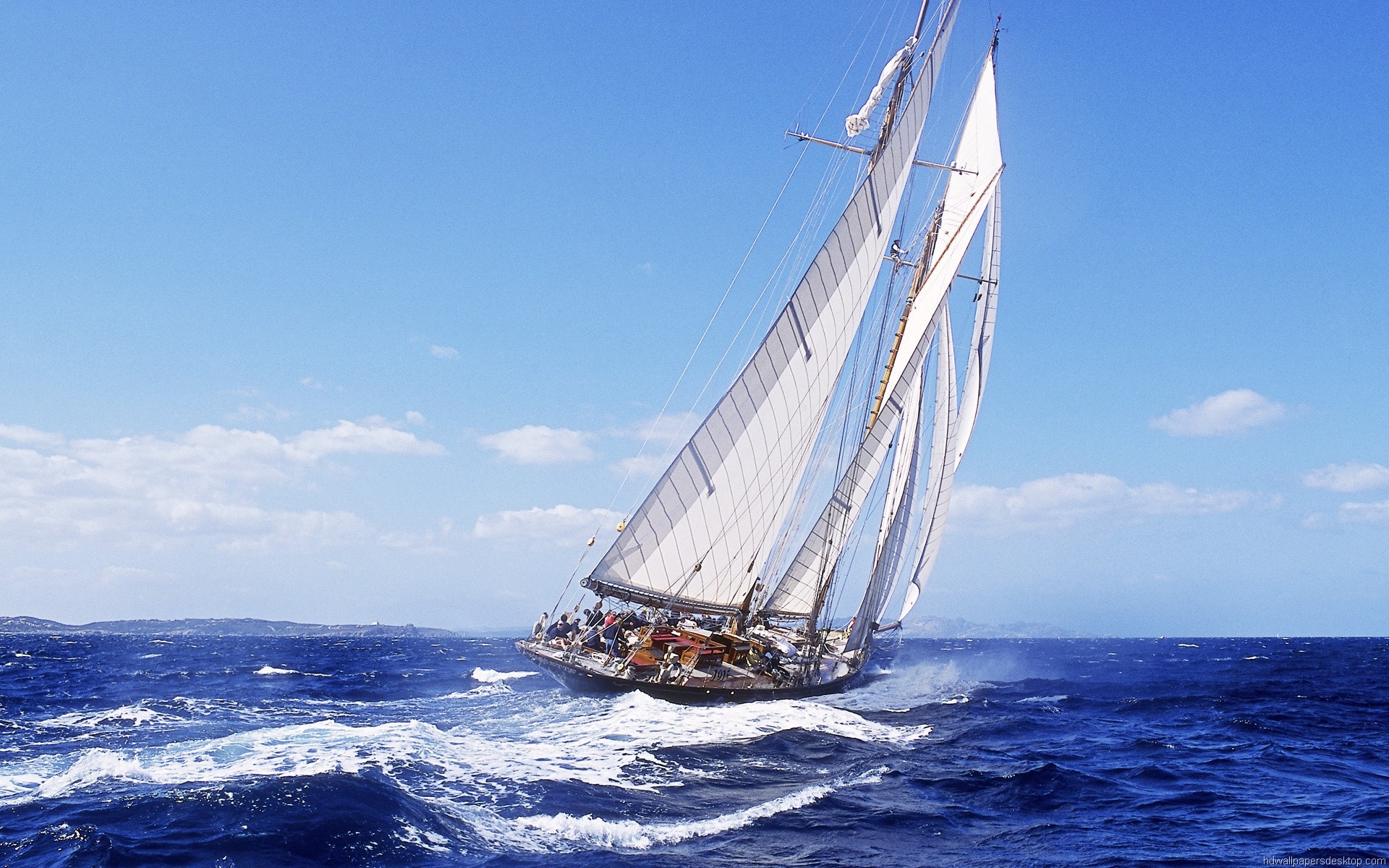 Sailing Wallpaper Sailboat
