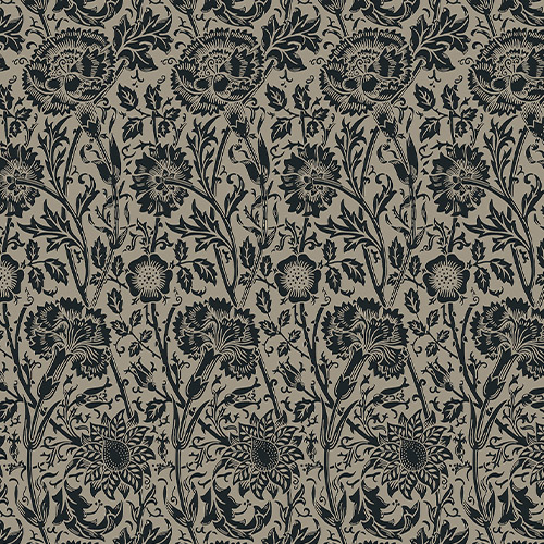 Tonal Floral Trail Wallpaper