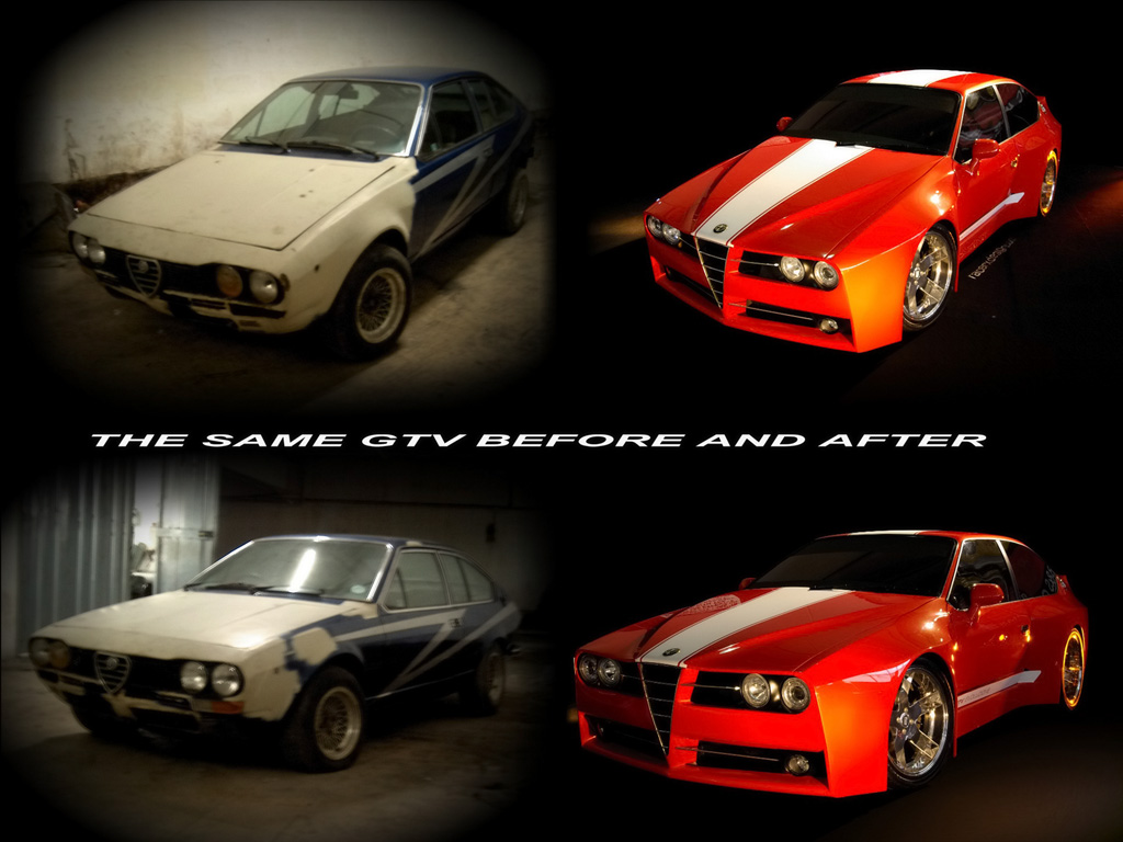 Racer X Design Alfa Romeo Gtv Evoluzione Before And After