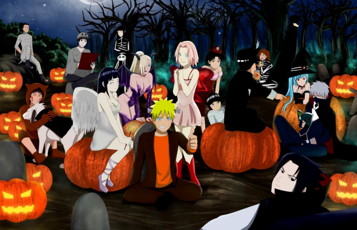Halloween Anime Naruto And Hinata Hd Wallpaper Wallpapers Legend