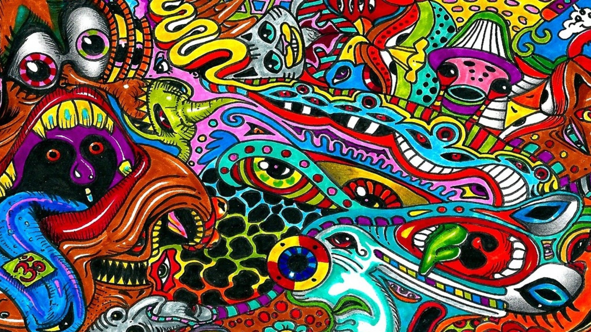 4k Psychedelic Wallpaper