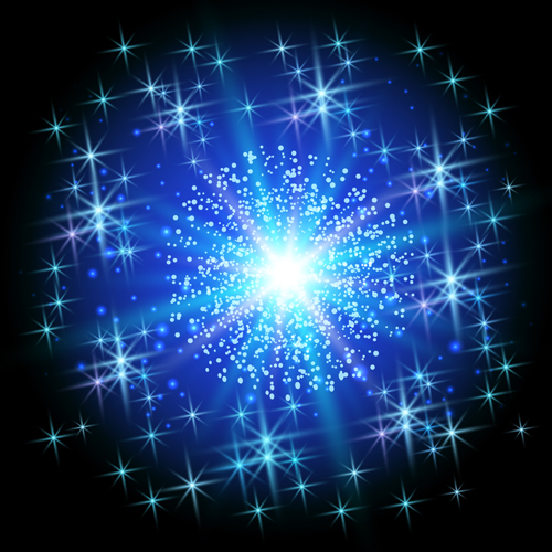 Shiny Starlight Art Background Vectors Set Vector